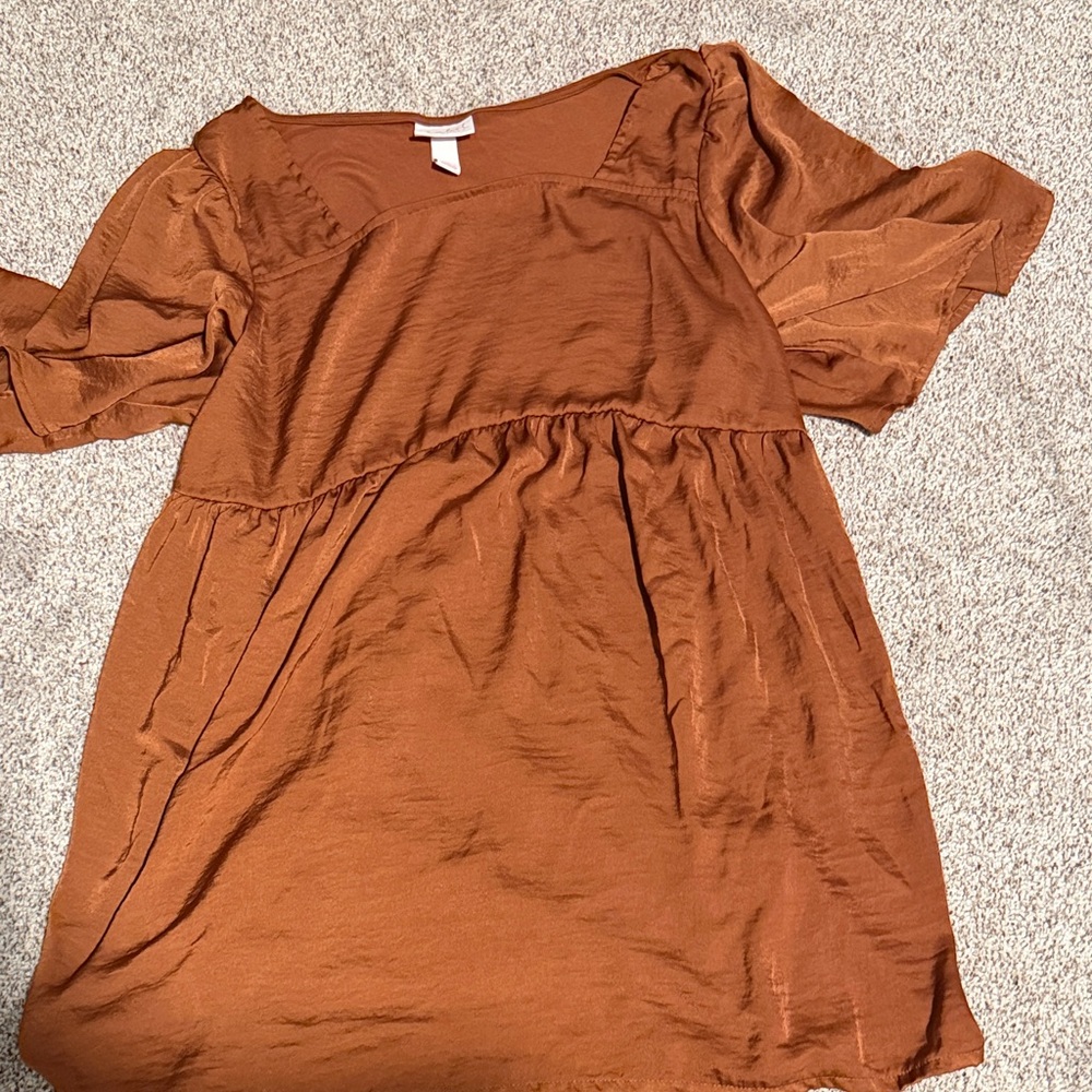 Isabel Maternity by Ingrid & Isabel Terracotta Dress